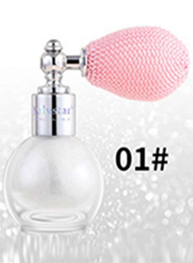 Julystar Fairy Highlight Body Spray 01, Facial Contouring Fine Shimmering Liquid Highlighter, Long-Lasting Sweatproof Stage Makeup Glitter Highlighter Powder Body Spray - 3.5G - Image 2