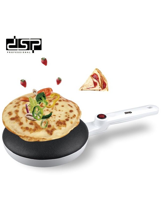 دي اس بي صانع الكريب والفطائر وبان كيك والخبز الكهربائي من دي اس بي - 650 وات  موديل KC3016 السطح الأملس غير اللاصق باللون الأبيض - Image 2