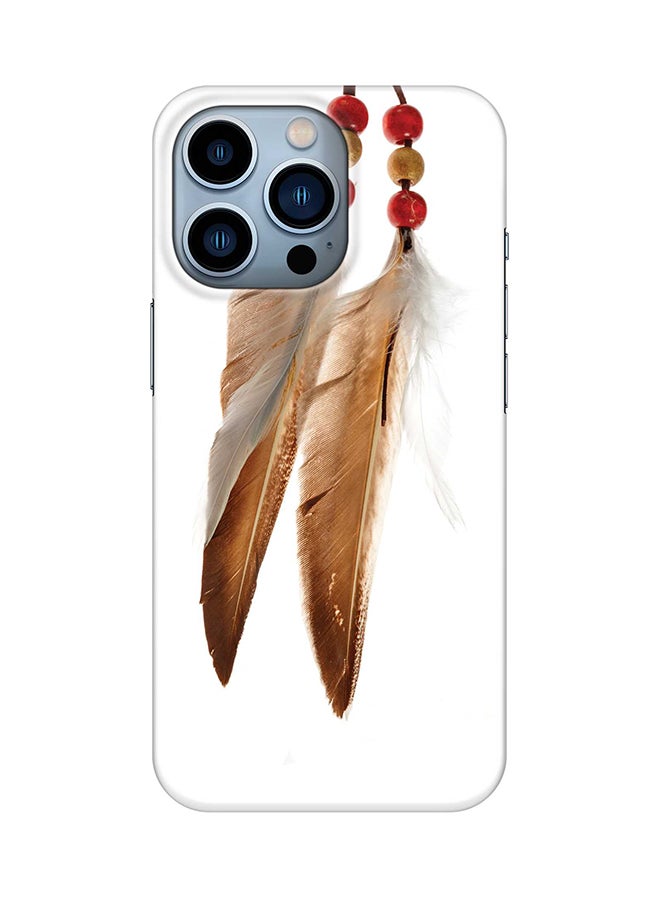 Stylizedd Case for iPhone 15 Pro Slim Snap Classic Series Mobile Cover Hard PC Shield Matte Finish Phone CasePrint - Chief Longfeathers - Image 1
