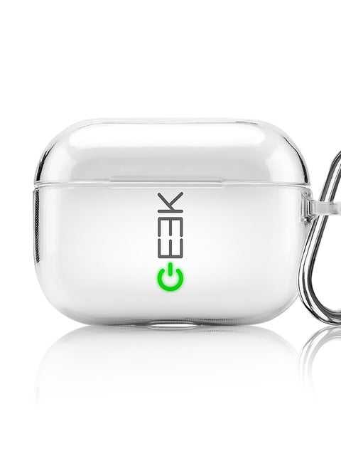 Classic Clear printed Case for Apple AirPods Pro 2nd Generation Thin Transparent Cover [Designed for Apple AirPods Pro 2nd Generation] - Geek ON