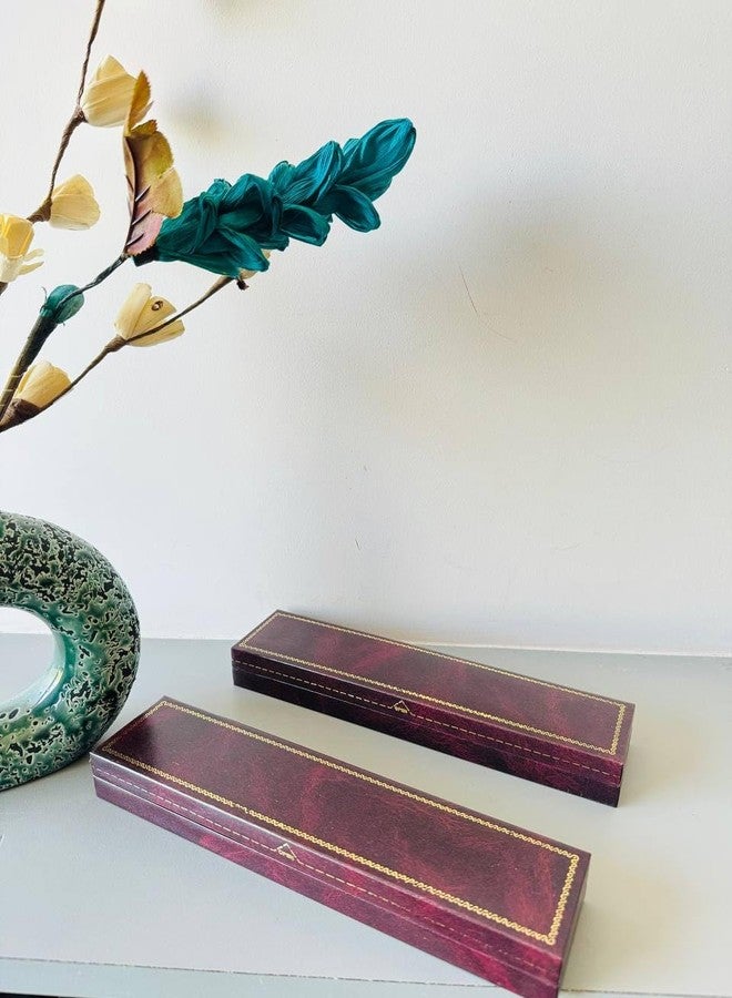 DSS Chain Gift Box Velvet Flocked Jewelry is Play (Brown, Black, Pack of 2) - Image 2