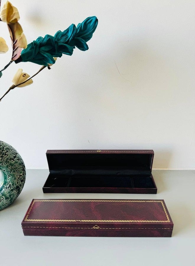 DSS Chain Gift Box Velvet Flocked Jewelry is Play (Brown, Black, Pack of 2) - Image 5