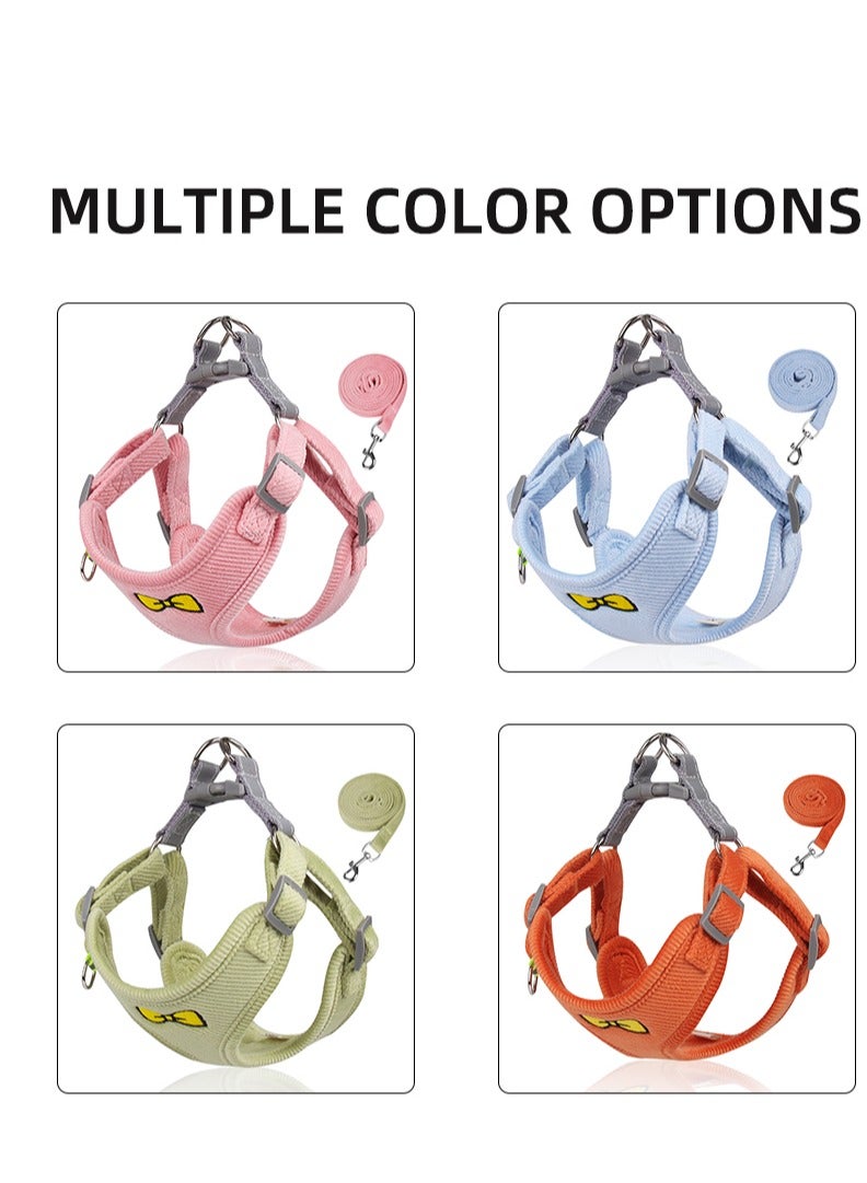 Generic Reflective Breathable Pet Harness Vest With Adjustable Leash for 2-3KG - Image 4