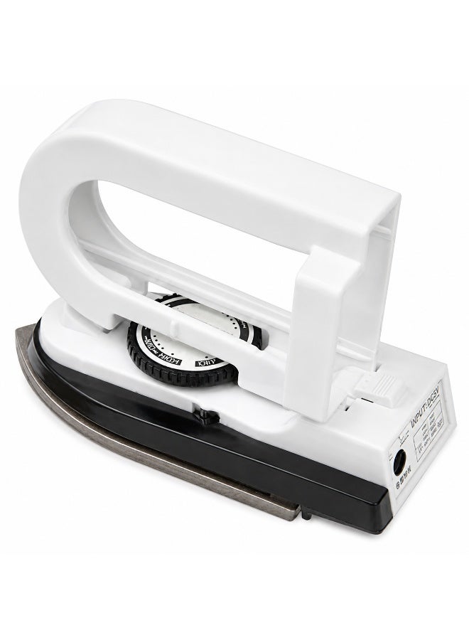 Travel Mini Folding Iron with Non-Stick Soleplate, Dual Voltage 100–240V, Adjustable Temperature Control, Portable Handheld Clothes Iron for Travel, Home, School & Business Trips - Image 1