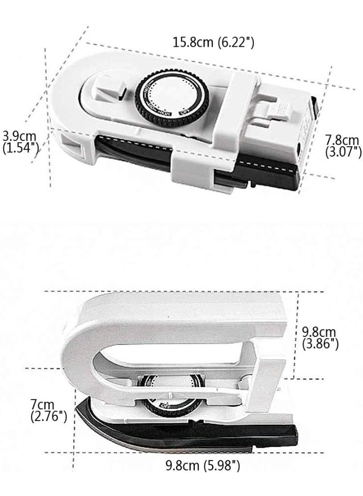 Travel Mini Folding Iron with Non-Stick Soleplate, Dual Voltage 100–240V, Adjustable Temperature Control, Portable Handheld Clothes Iron for Travel, Home, School & Business Trips - Image 5