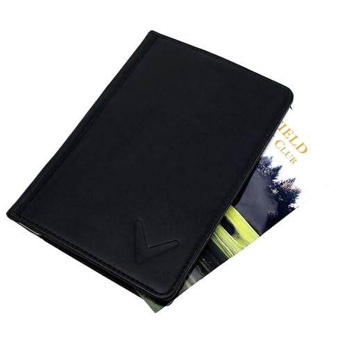Callaway Golf Leather BiFold Scorecard Holder Black - Image 1