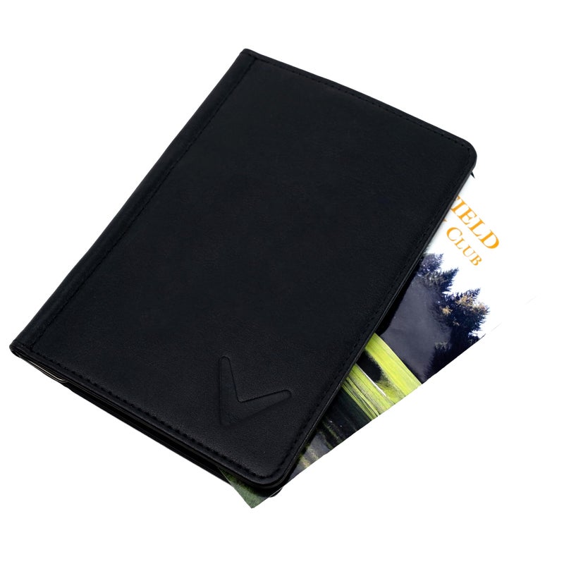 Callaway Golf Leather BiFold Scorecard Holder Black - Image 2