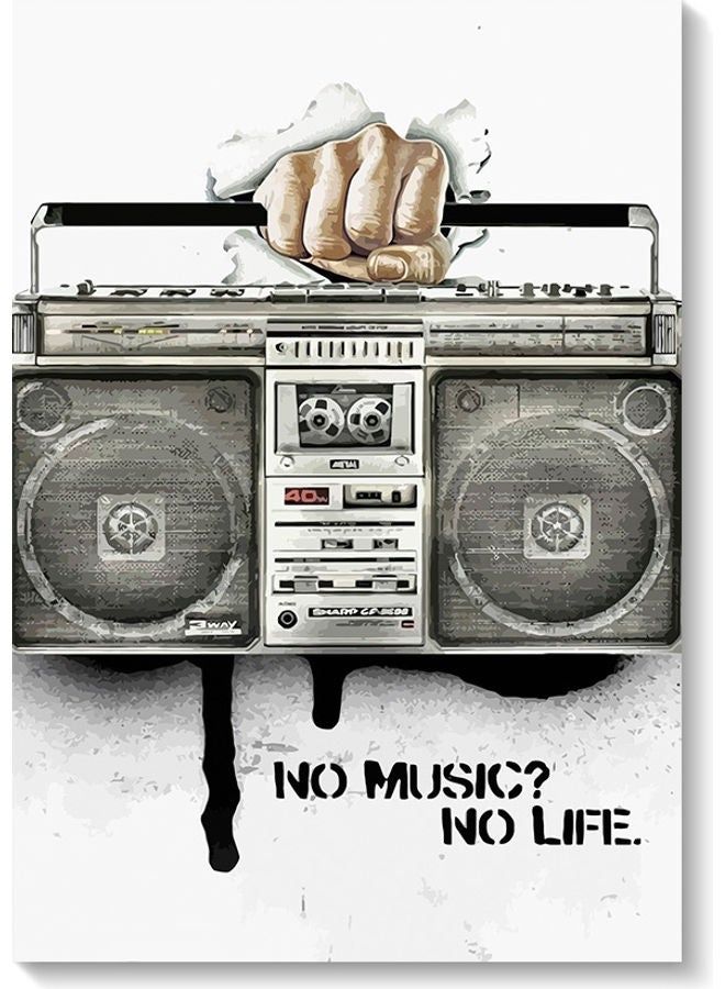 RYN لوحة فنية جدارية زخرفية متعددة الألوان 40 × 60 سم - Image 1