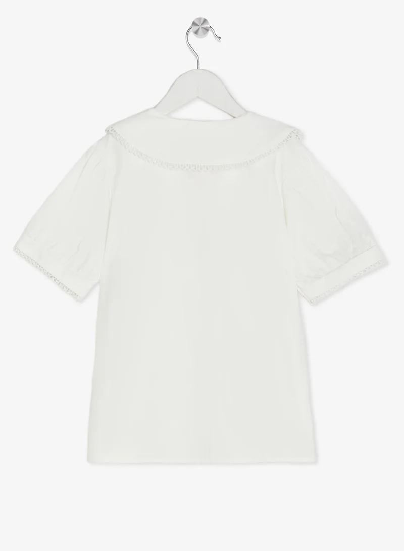 بنياتا قميص بأكمام قصيرة