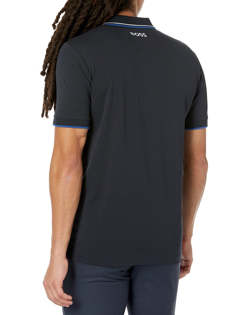BOSS Paddy Pro Polo Shirt Dark Blue - Image 2