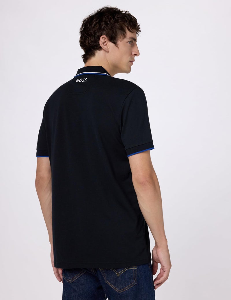BOSS Paddy Pro Polo Shirt Dark Blue - Image 4