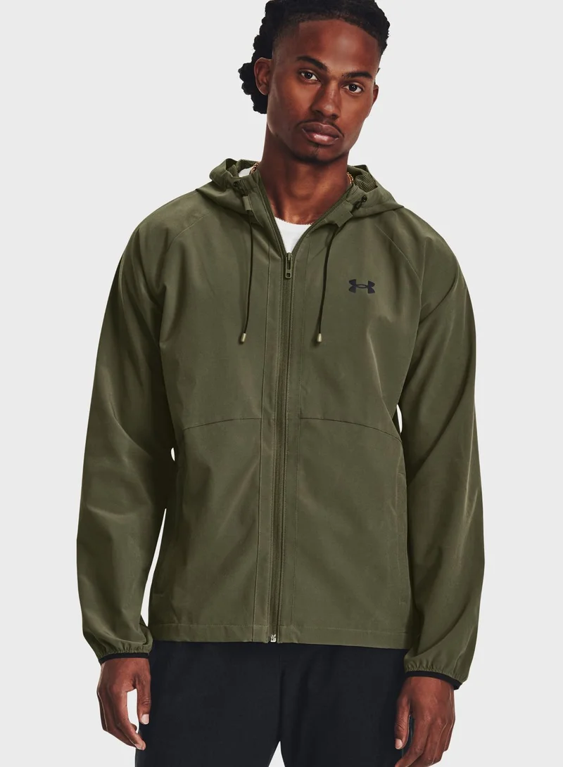 UNDER ARMOUR Stretch Woven Windbreaker Jacket