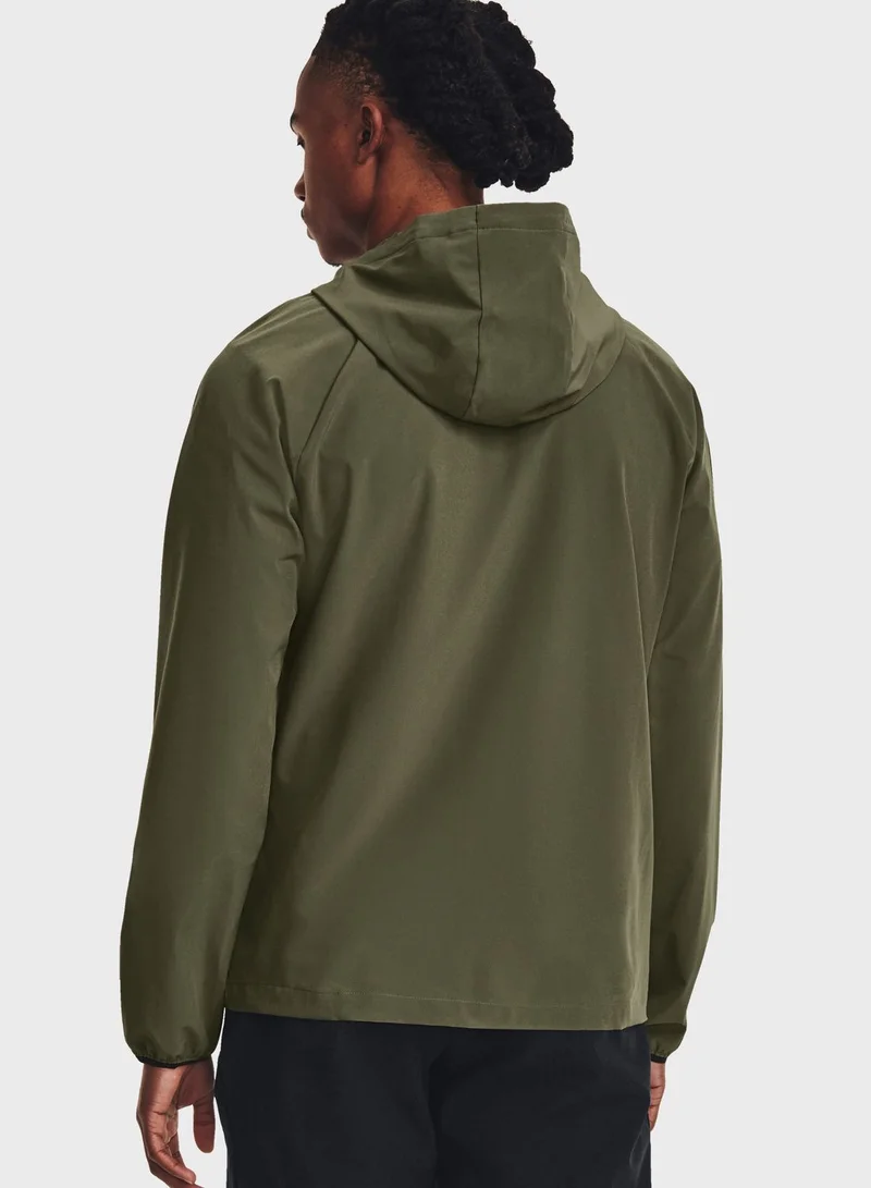 UNDER ARMOUR Stretch Woven Windbreaker Jacket