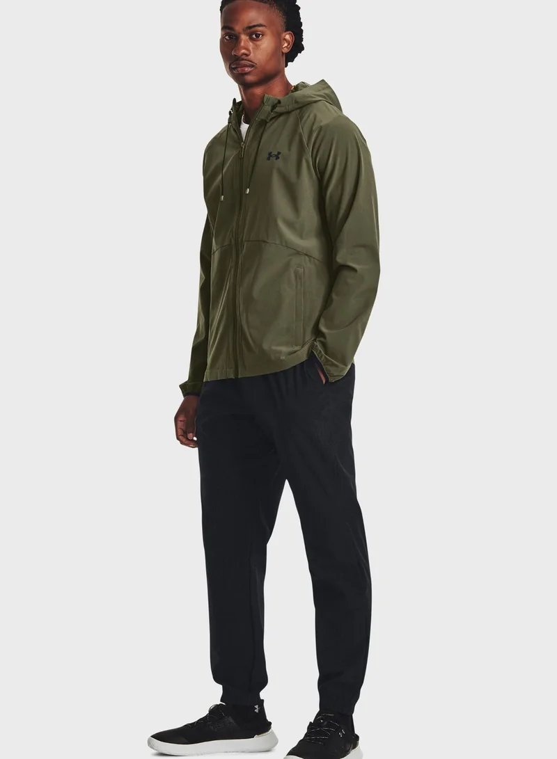 UNDER ARMOUR Stretch Woven Windbreaker Jacket