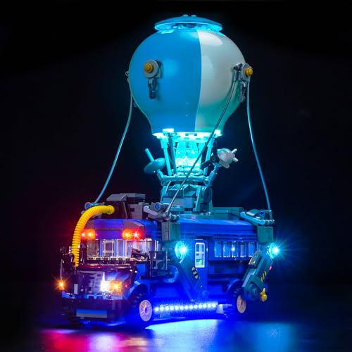 LocoLee LED Light Kit Compatible with Lego Battle Bus Fortnite 77073 No Models Only Light Creative Lighting Set Accessories Compatible with Lego 77073 Fortnite Combat Bus - Image 1