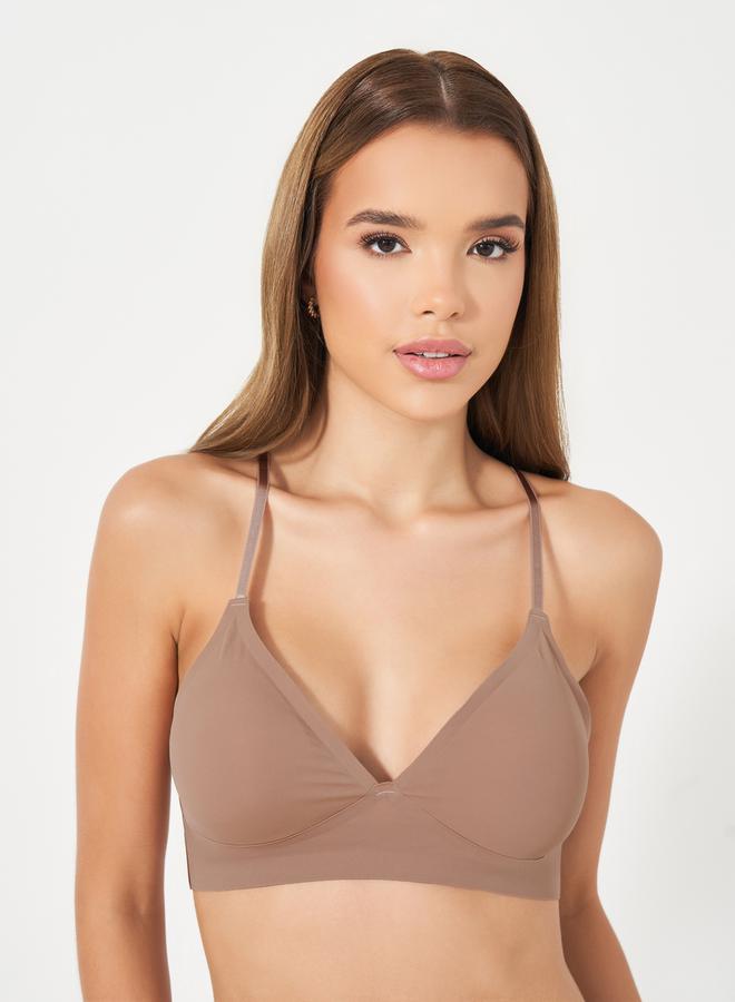Styli Styli Basic Seamless Padded Bralette and Thongs Set  - Image 2