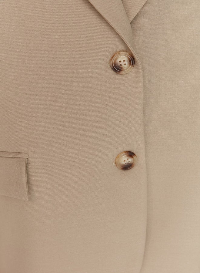 trendyol Limited Edition Mink Regular Lined Woven Blazer Jacket - Image 5