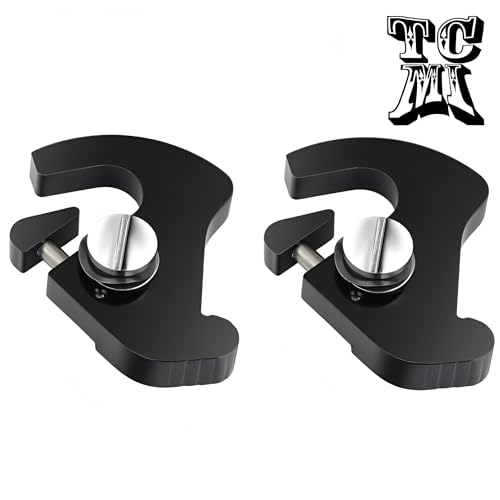 TCMI Detachable Rotary Mounting Sissy Bar Luggage Rack Latch Clips Kit Fits for Harley Davidson Sportster Touring Street Glide Road King Electra Glide 1986-2024 - Image 2