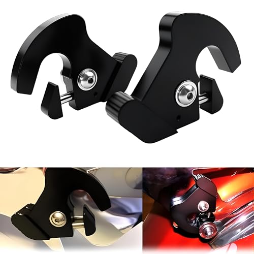 TCMI Detachable Rotary Mounting Sissy Bar Luggage Rack Latch Clips Kit Fits for Harley Davidson Sportster Touring Street Glide Road King Electra Glide 1986-2024 - Image 5