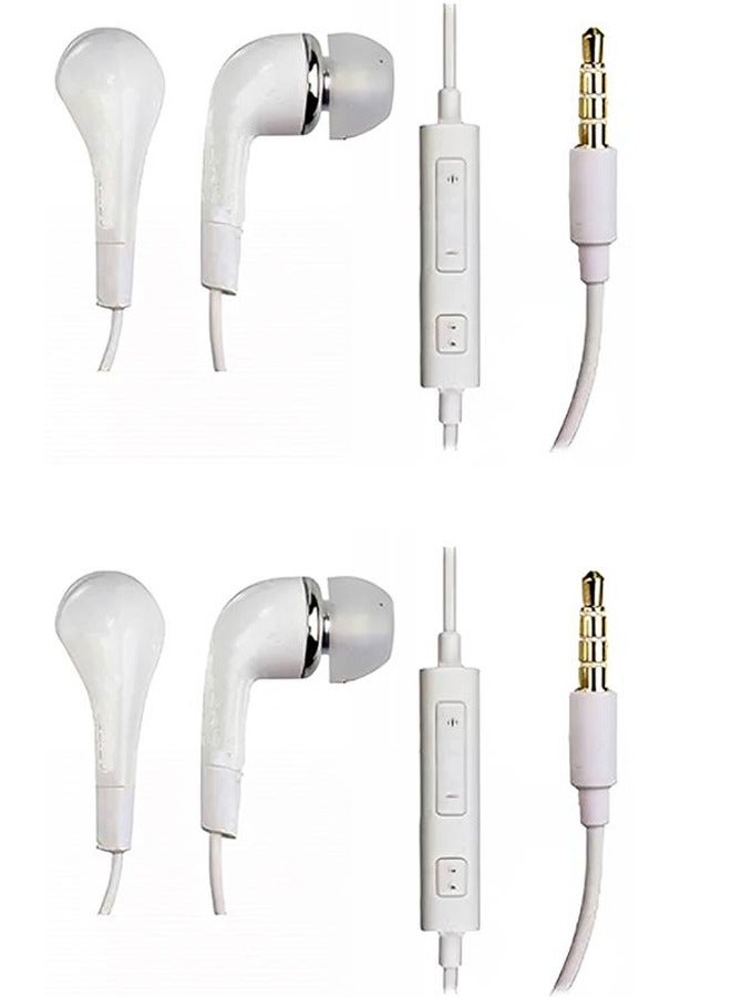Taimi Wired In-Ear Headphones Premium Sound Quality White (Pack of 2)  - Image 4