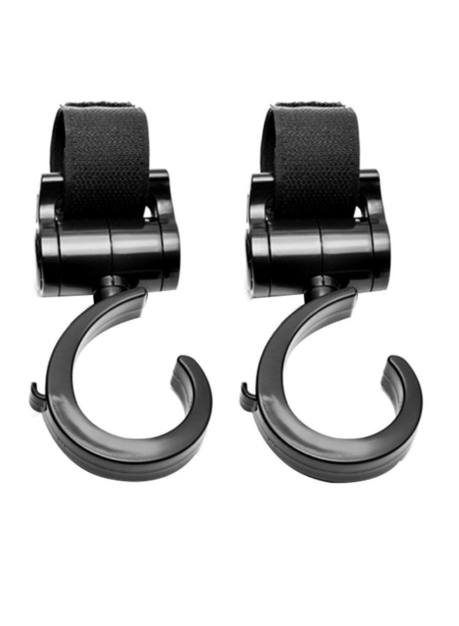 COZIME 2-Piece Plastic Pushchair Stroller Buggy Hanger Set - Image 1