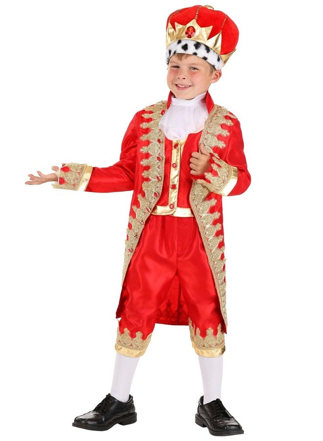 Fun Costumes Kids King George Costume | Royal King Outfit for Boys | Ideal for Halloween Parties, School Plays, and Dress-Up Large - Image 1