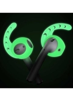 Ahastyle Premium Silicone Ear Hooks Cover for Airpods (3 pairs) -Night Glow  - Image 2