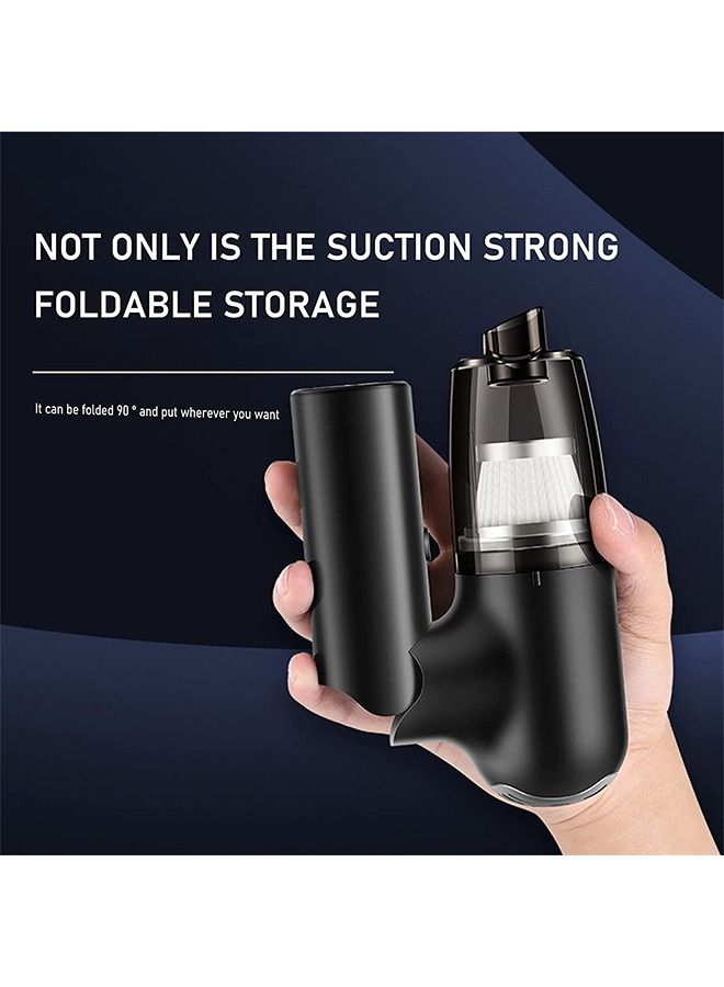 Generic Cordless, foldable and rechargeable portable vacuum cleaner for car and home, 6000 Pa /120W -12V – /YJ-111 - Image 4