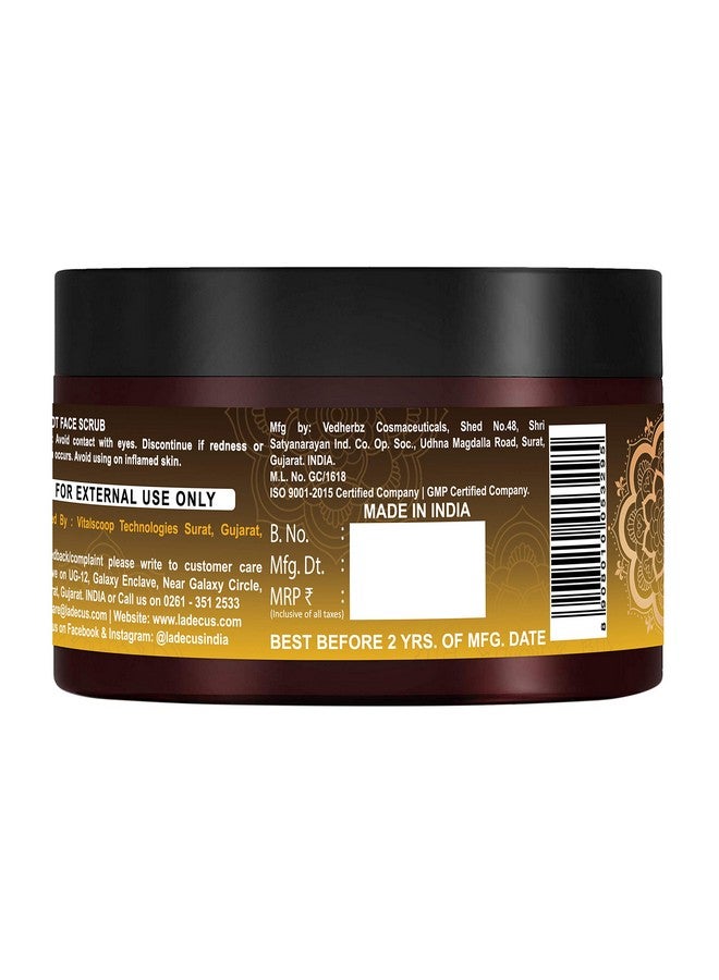 La' Decus INDIA Apricot Face Scrub for Men and Women 60gm | Tan Removal - Image 3
