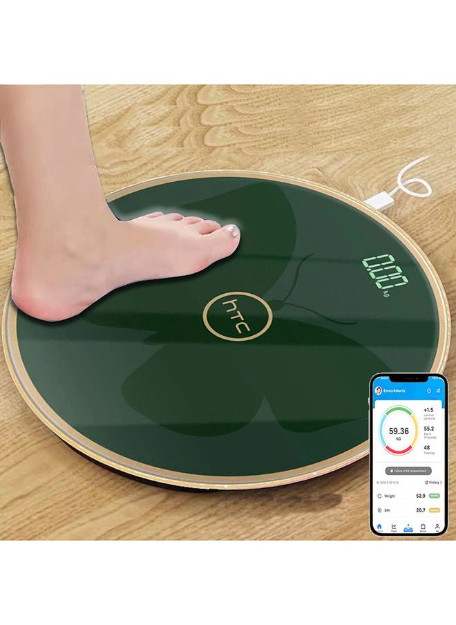 HTC - Smart Scale With Bluetooth Compatible IOS And Android - Image 1