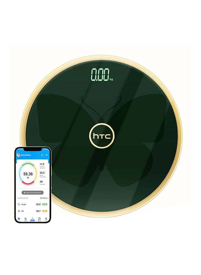 HTC - Smart Scale With Bluetooth Compatible IOS And Android - Image 1