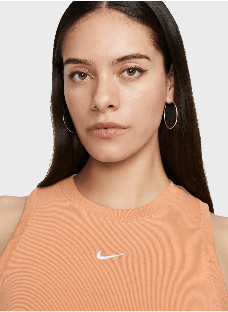 Nike Essentials Rib Crop Tank