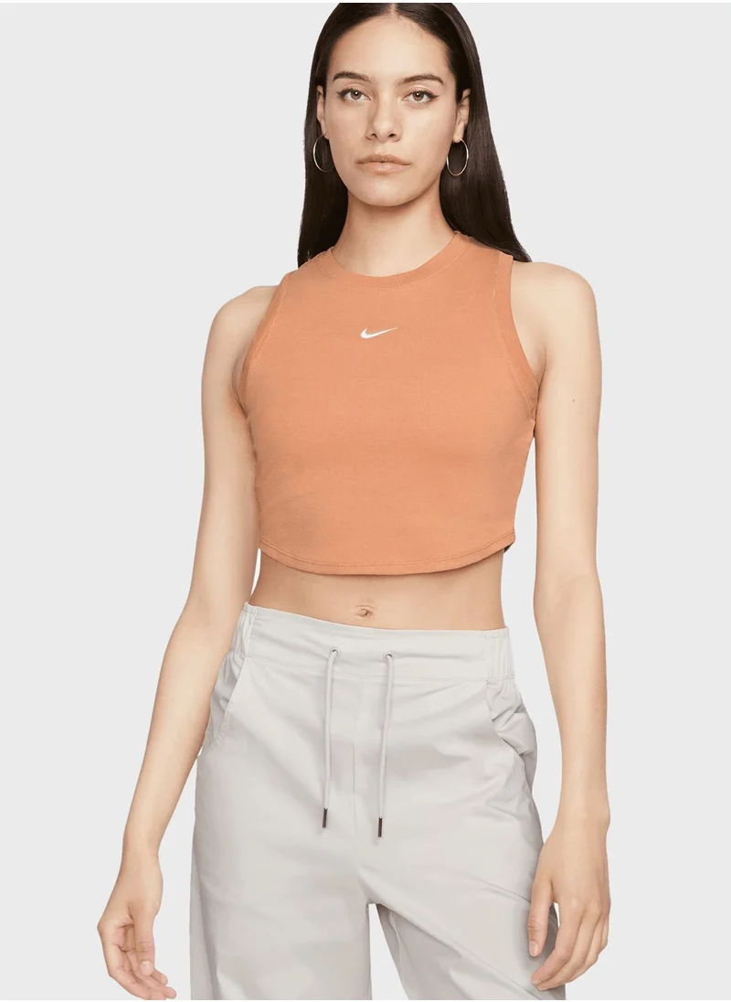 Nike Essentials Rib Crop Tank