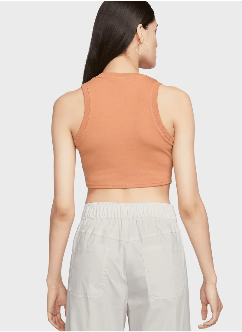 Nike Essentials Rib Crop Tank