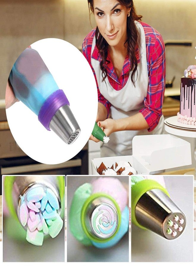 Breewell Stainless Steel Icing Nozzles with 1 Coupler for Decorating Frosting Cupcake Pastries Desserts Tarts - Image 5