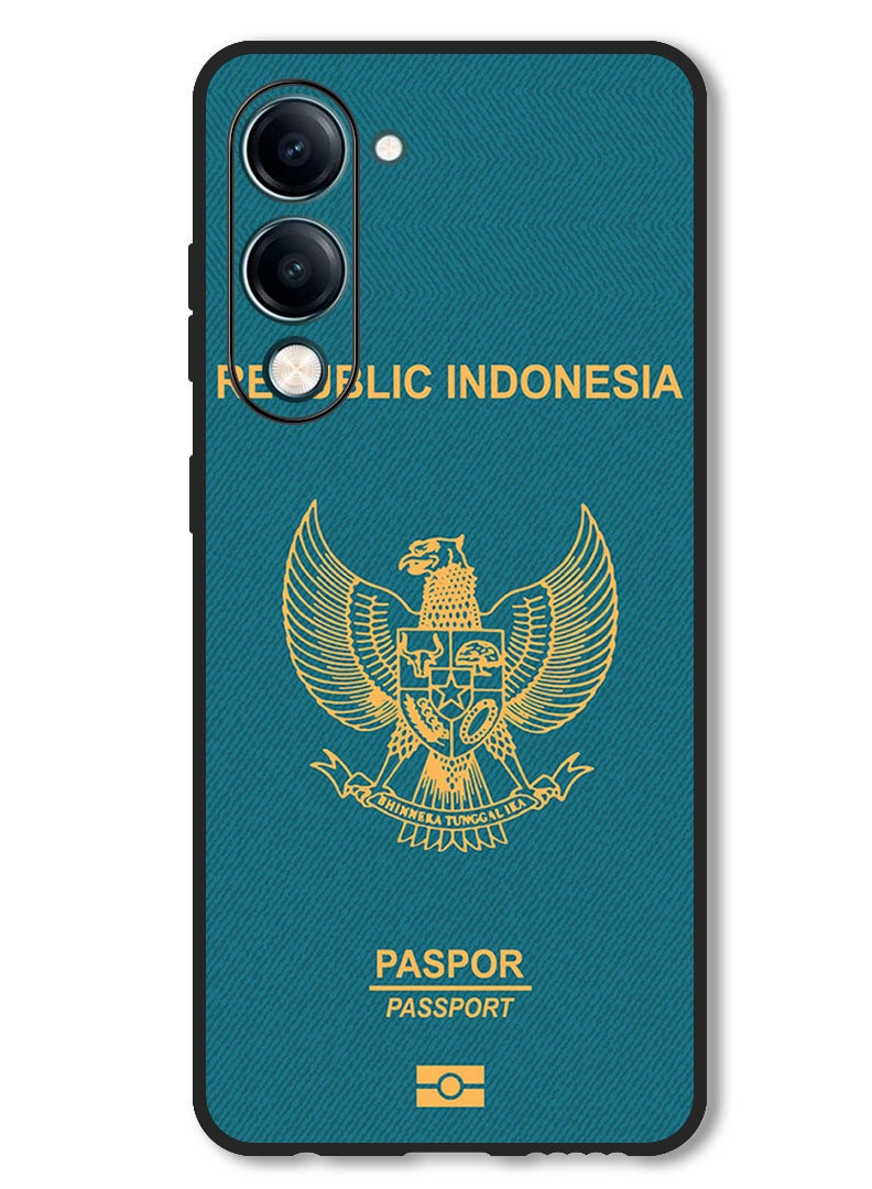 Theodor Case Compatible with Vivo Y29s Protection Shockproof Bumper Cover Indonesia Passport - Image 1