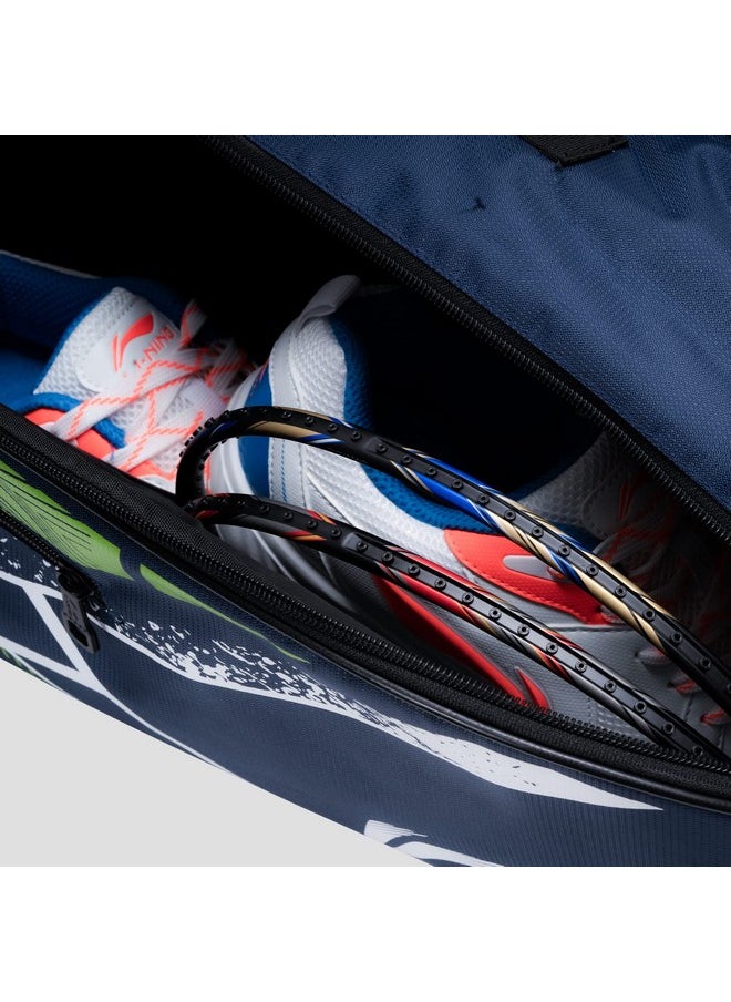 Li-Ning Li-Ning Raider Max Double Zipper Polyester Badminton Kit Bag (Blue , Large) | Unbreakable Zippers | Easy Mobility | Unisex - Men, Boys, Girls, Women  - Image 5