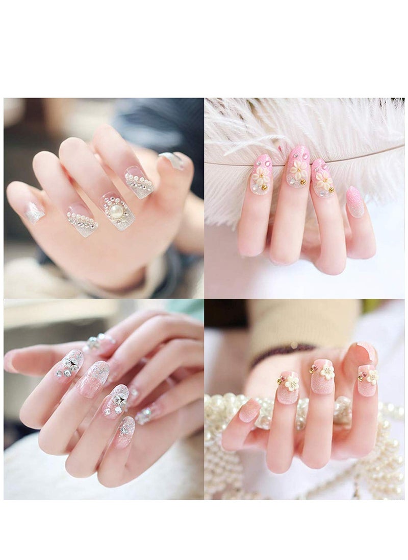 KASTWAVE - Rhinestone Picker Dotting Pen, Dual-Ended Wax Pencil Nail Art Gems Crystals Studs Pick Up Tool with 1 Extra Wax Tip - Image 1