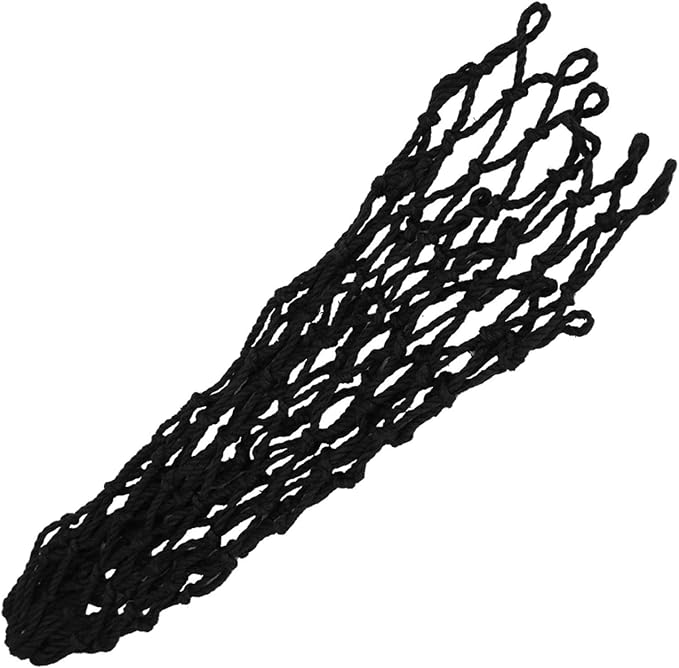 6Pcs Black Drop Down Long Cotton Billiards Table Pocket Nets Set - Image 1