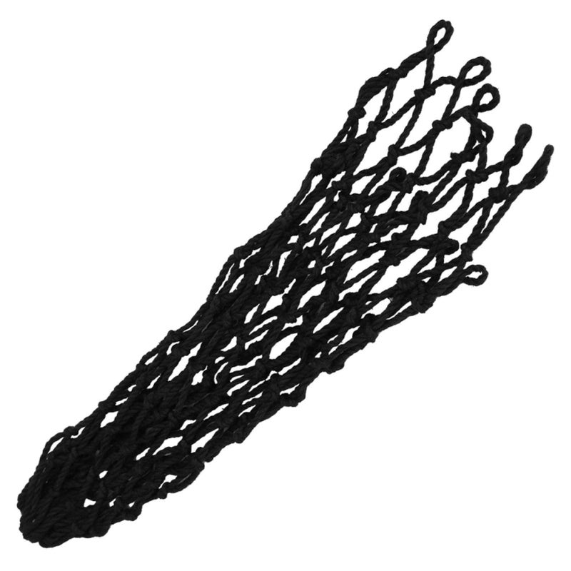6Pcs Black Drop Down Long Cotton Billiards Table Pocket Nets Set - Image 2