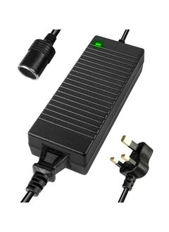 AC To DC Converter 100V ~ 240V to 12V 10A 120W Invertor Car Cigarette Lighter Socket AC/DC Power Supply Adapter Transformer For Tire Inflator, Car Refrigerator, Car Vacuum Cleaner,Cool Boxes
