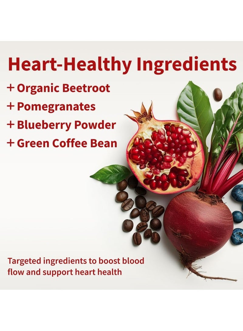 SNAP SUPPLEMENTS أكسيد النيتريك - حلوى الخوخ، خالية من السكر، تدعم صحة القلب، تعزز تدفق الدم، تعزز الطاقة الطبيعية، مكمل غذائي | 60 حلوى - Image 3