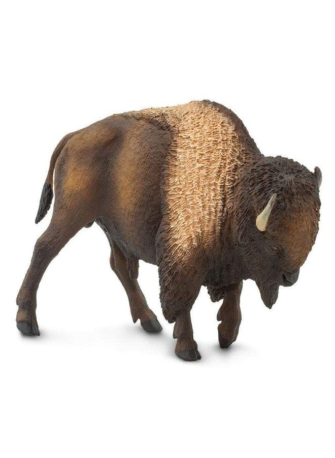 Safari Ltd. North American Bison Figurine - Realistic 5" Wildlife Figurine - Educational Toy for Boys, Girls, and Kids Ages 3+ - Image 1