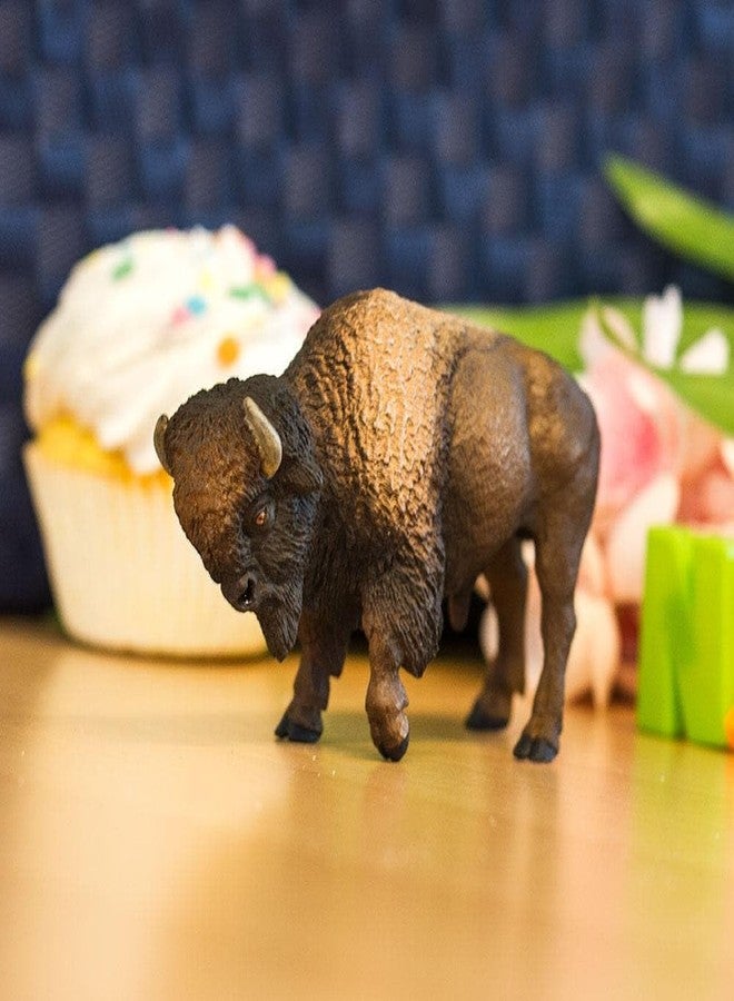 Safari Ltd. North American Bison Figurine - Realistic 5" Wildlife Figurine - Educational Toy for Boys, Girls, and Kids Ages 3+ - Image 2