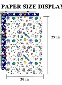 KASTWAVE Birthday Wrapping Paper, Happy Recycled Gift, Wrap Set, Bridal Baby Shower, Weddings, Graduations, Women, Men, Boy, Girl, All Occasion  - Image 3