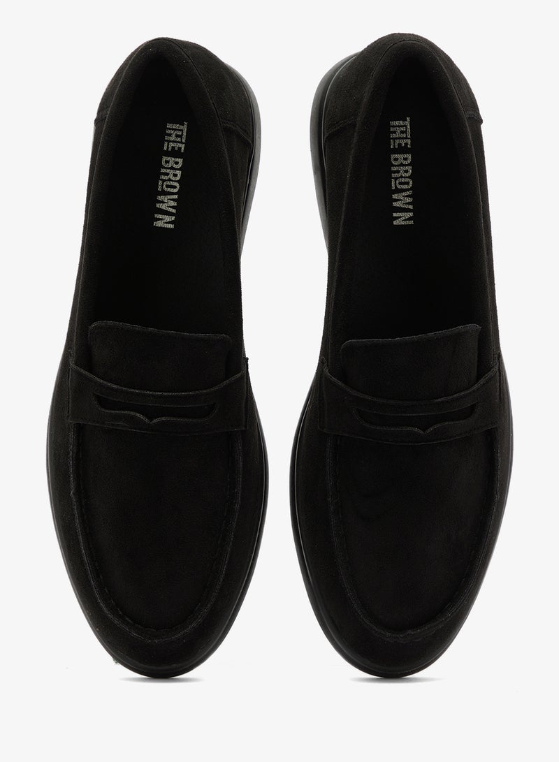 THE BROWN Suede Classic Loafers - Image 4