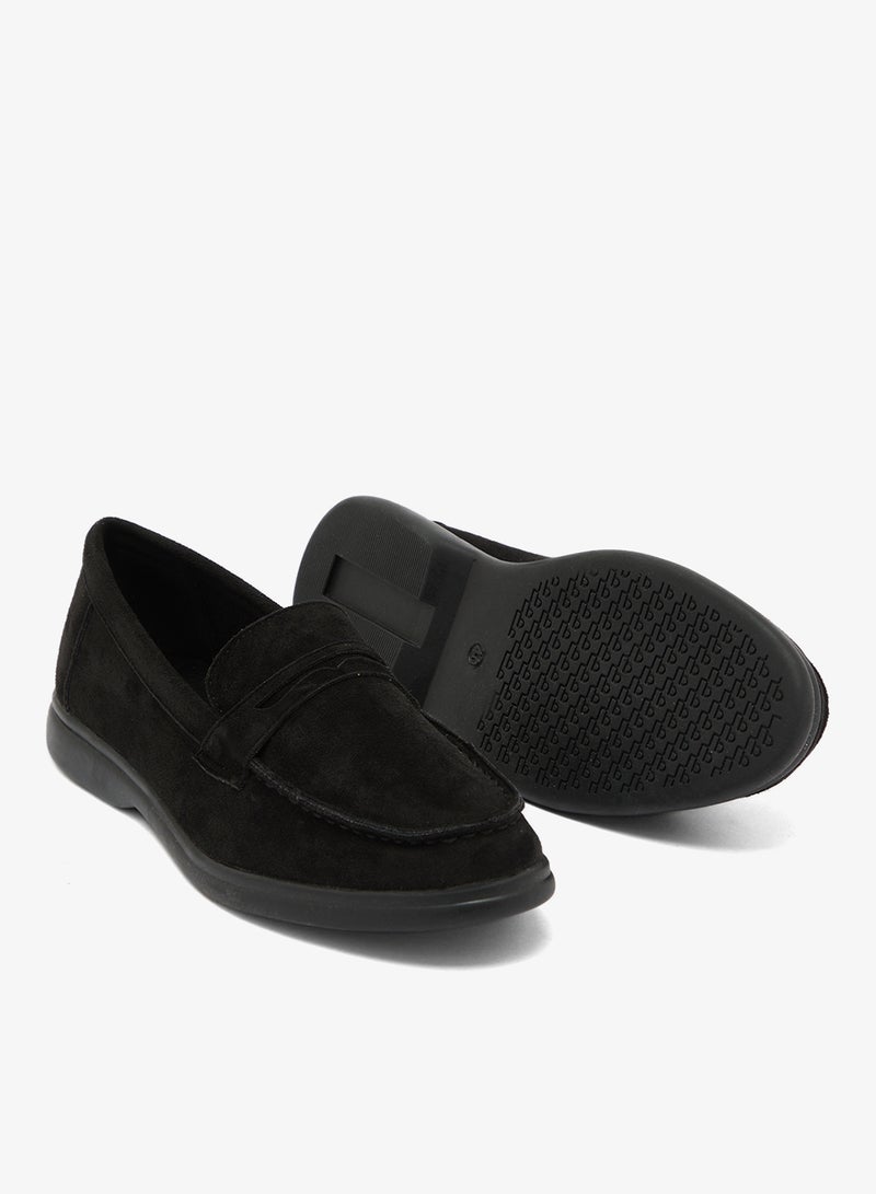 THE BROWN Suede Classic Loafers - Image 3