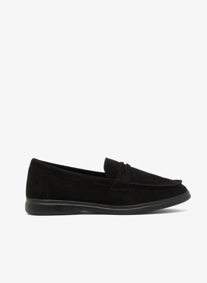 THE BROWN Suede Classic Loafers - Image 1