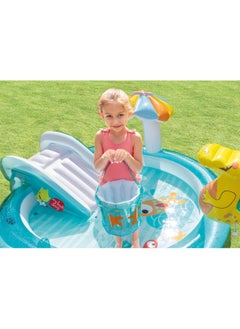 INTEX 57165-Gator Play Center Inflatable Swimming Pool for Kids, 201x170x84CM  - Image 4