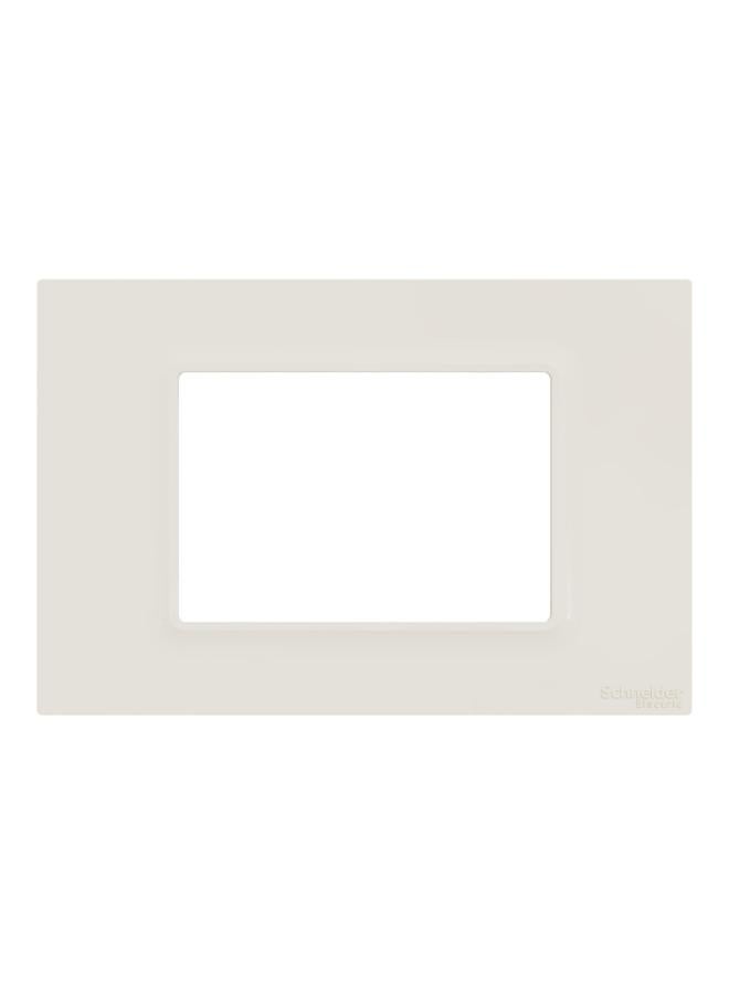 Schneider Electric Cover Frame, Miluz E, 3 Gang, Ivory